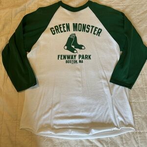 Stitches Green Monster 1/4 Sleeve Shirt